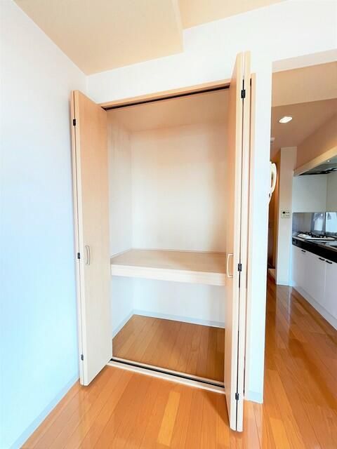 収納　奥行のある収納付です！増えがちな荷物をもスッキリ収納できます