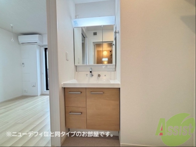 洗面設備　建設中のため、写真はイメージになります。