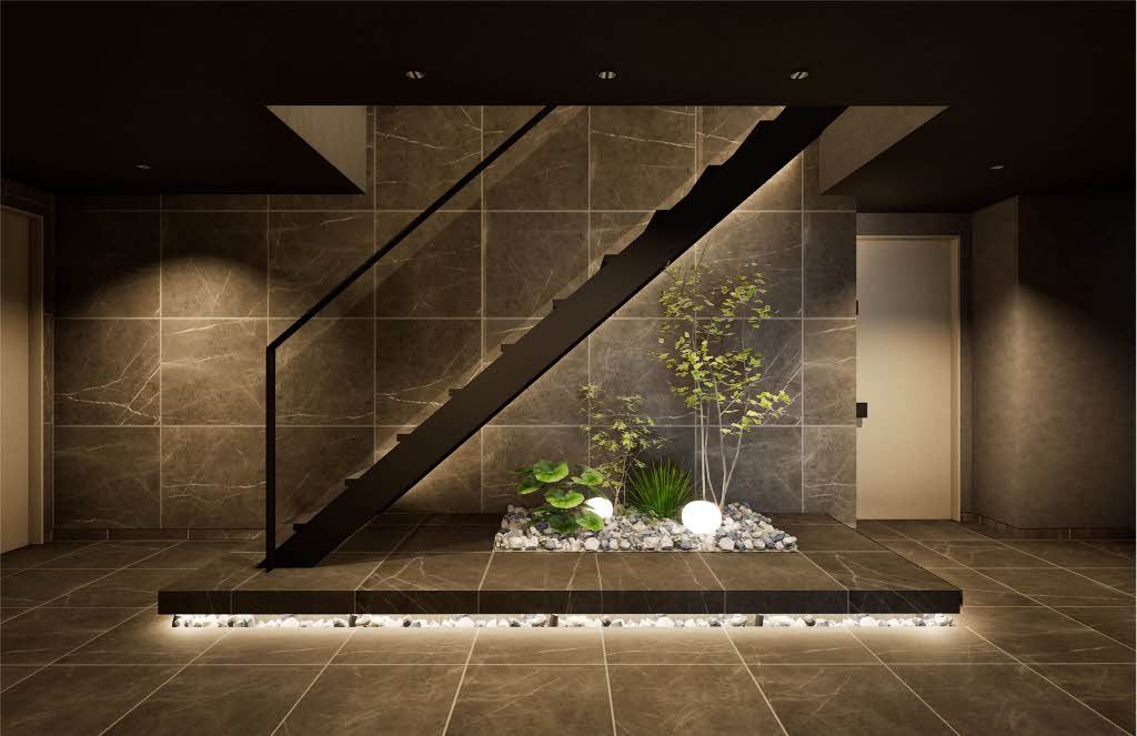 建物外観　完成予想図（共用部）