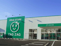 ドラックストア　ザグザグ原尾島店（ドラッグストア）まで876m