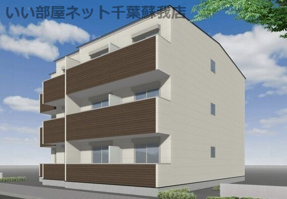 建物外観　先行申込受付中！完成が楽しみですね！