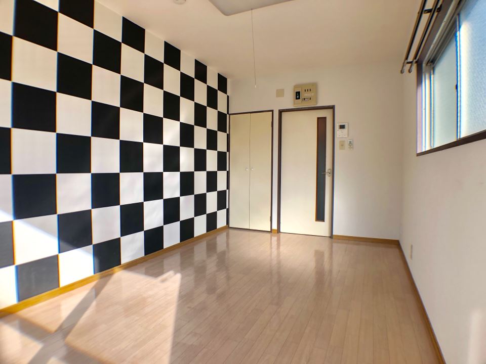 居室・リビング　アクセントクロスです
