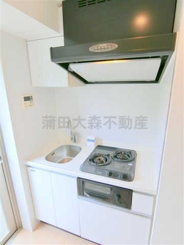 キッチン　2口ガスグリル付システムキッチン