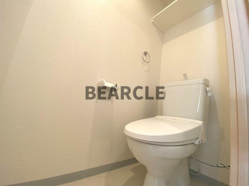 トイレ　ゆったりとした空間のトイレです