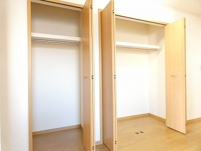 収納　たっぷりとした収納スペースです