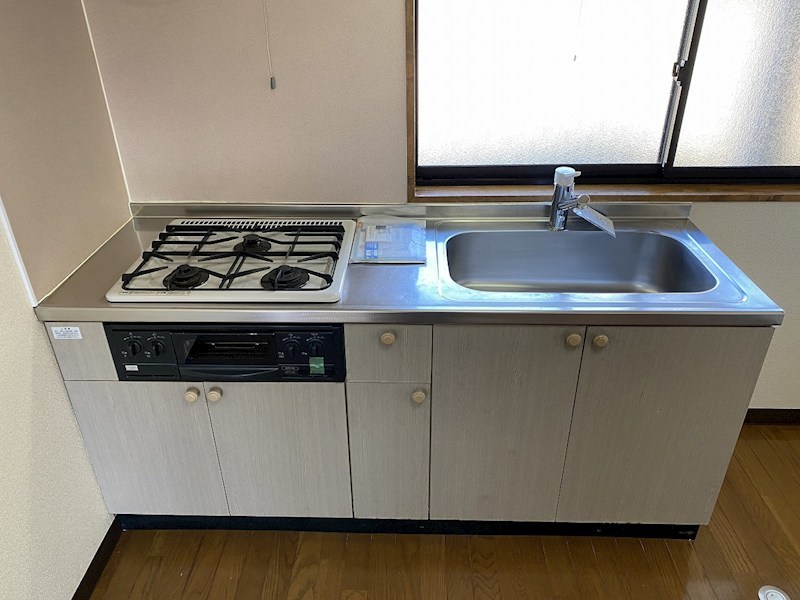 上田電鉄別所線 寺下駅 徒歩8分 2階建 築44年のキッチン写真