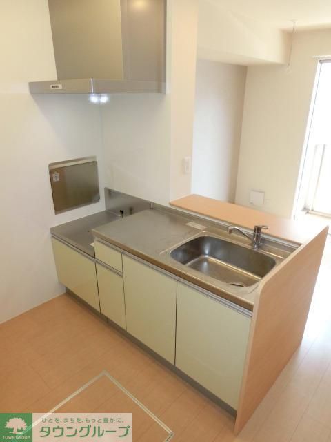 キッチン　二口コンロ設置可能