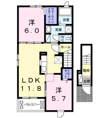 セレッソ入輪戸Iの間取り写真