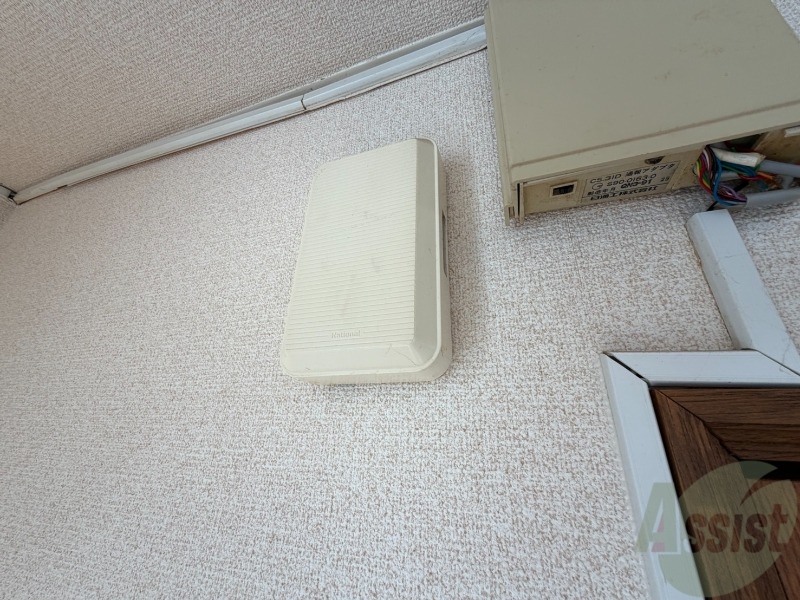 セキュリティ　来客時にはこちらのチャイムが鳴りますよ。