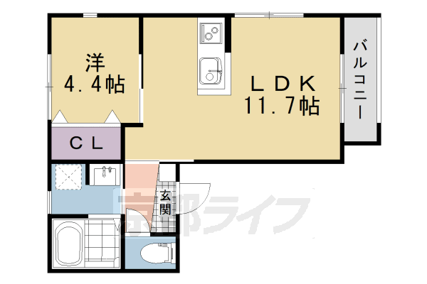 仮)紫野花ノ坊町マンションの間取り写真