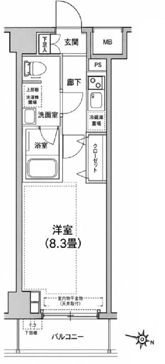 東京メトロ南北線 王子神谷駅 徒歩3分 10階建 築10年の間取り写真