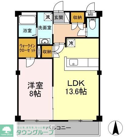 レーブロジュメンの間取り写真