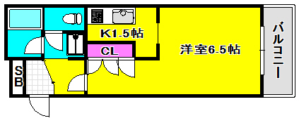 ベルグリーン熊内の間取り写真