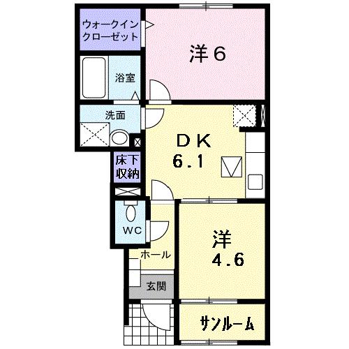 アムールIIの間取り写真