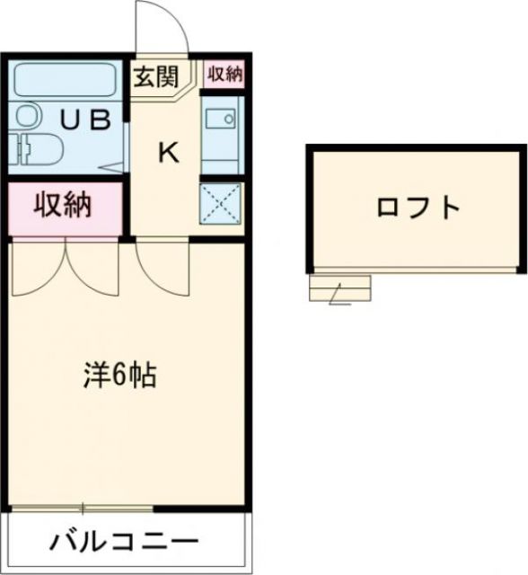 ＪＲ高崎線 行田駅 徒歩11分 2階建 築38年の間取り写真