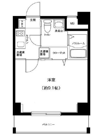 グランフォース東高円寺の間取り写真
