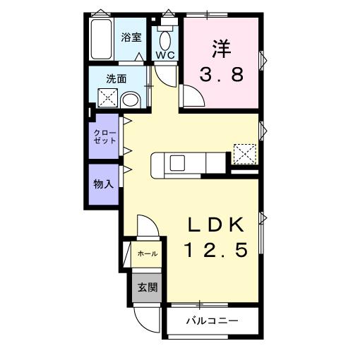 北山壱番館の間取り写真