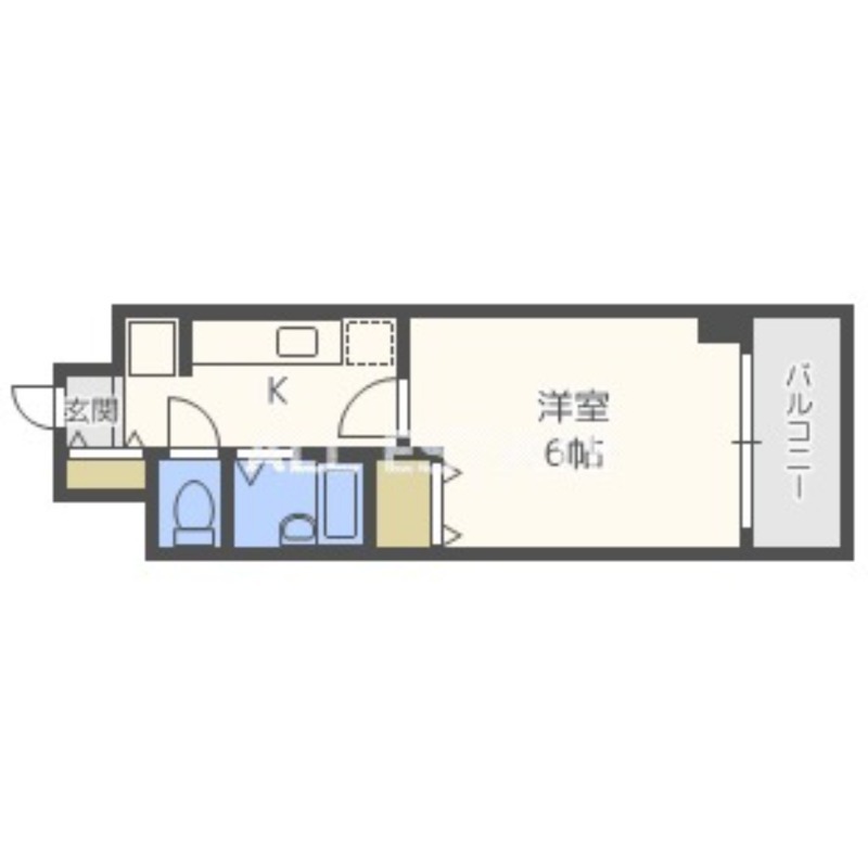 エスリード深江橋の間取り写真