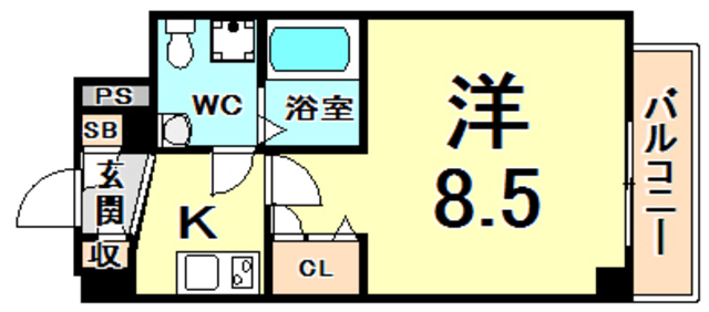セレニテ甲子園Iの間取り写真