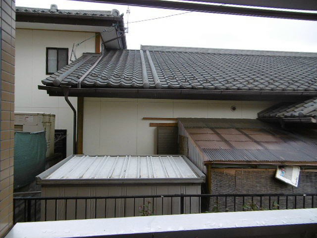 眺望　ベランダは南に面してますよ
