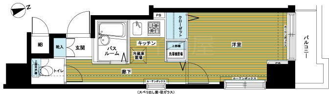アヴァンティーク銀座東の間取り写真