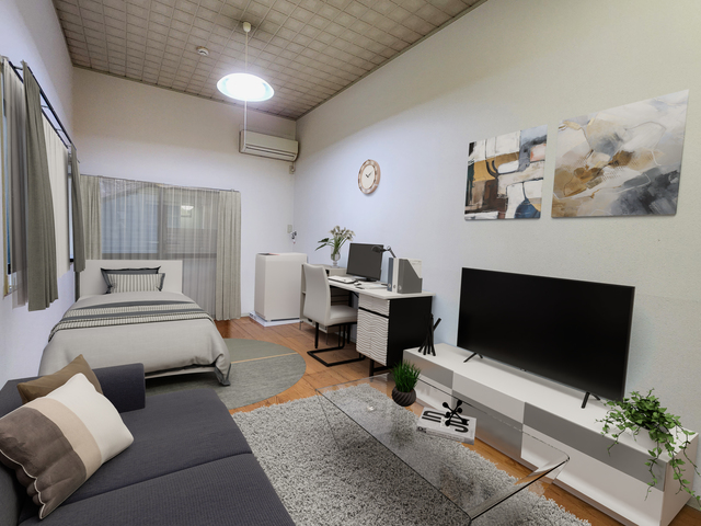 居室・リビング　こちらの家具はＣＧです。家具付きではございません。