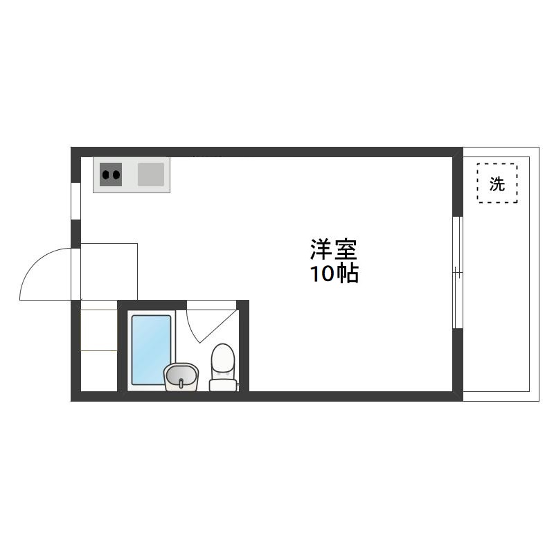 若葉ハイツの間取り