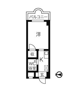 クレールショーワ　II棟の間取り