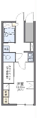 レオパレスレナールいさわ　IIの間取り