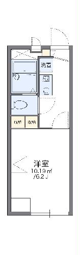 レオパレス高麓台の間取り