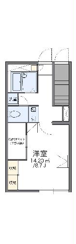 【レオパレス安倍の間取り】