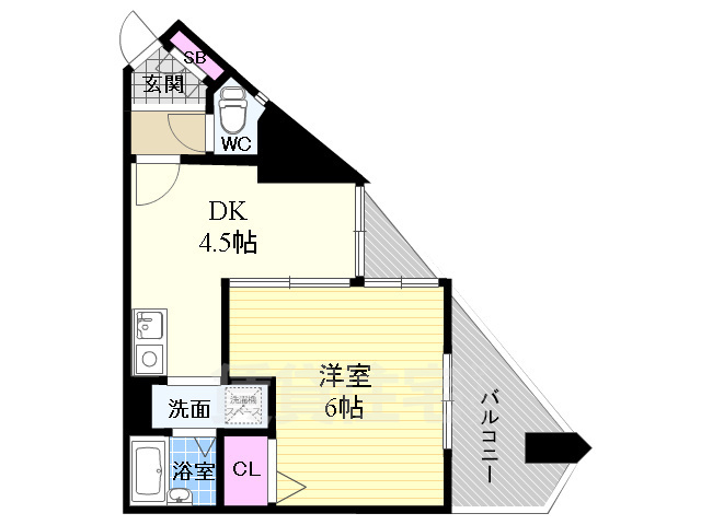 エスリード京都駅前の間取り