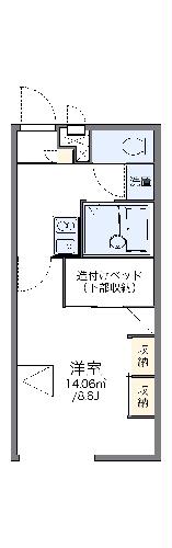 レオパレス微笑の間取り