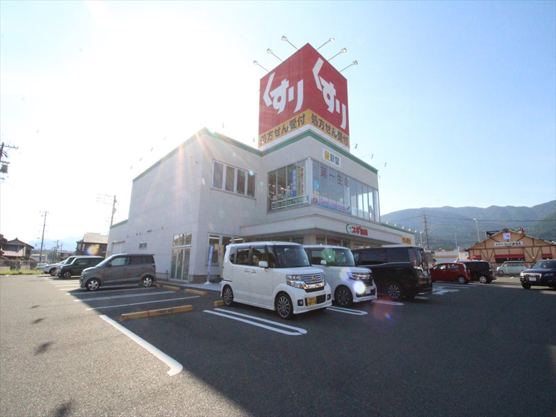 ドラックストア　スギ薬局新城店（ドラッグストア）まで95m