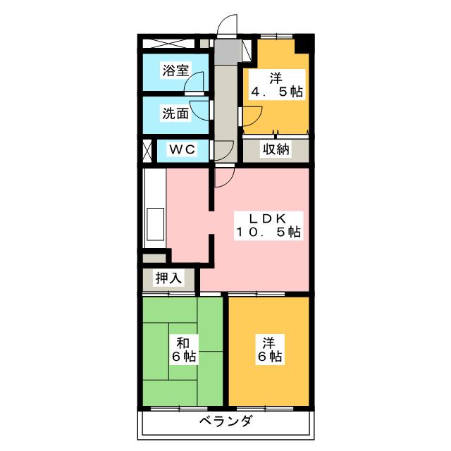 藤和シティコープ桑名駅前IIの間取り