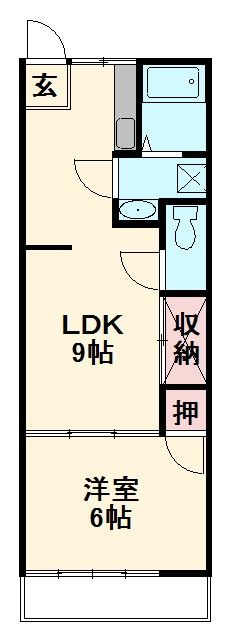 コーポ大島の間取り