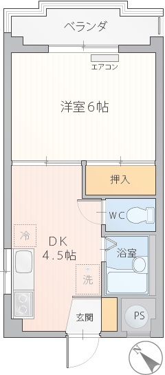 メゾン菅谷の間取り