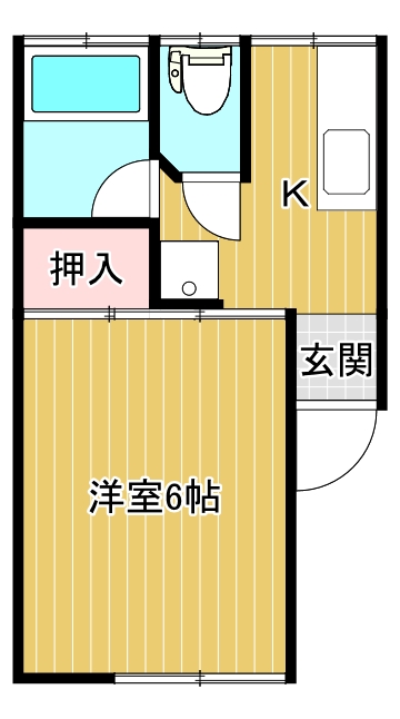 コーポ糸きんAの間取り