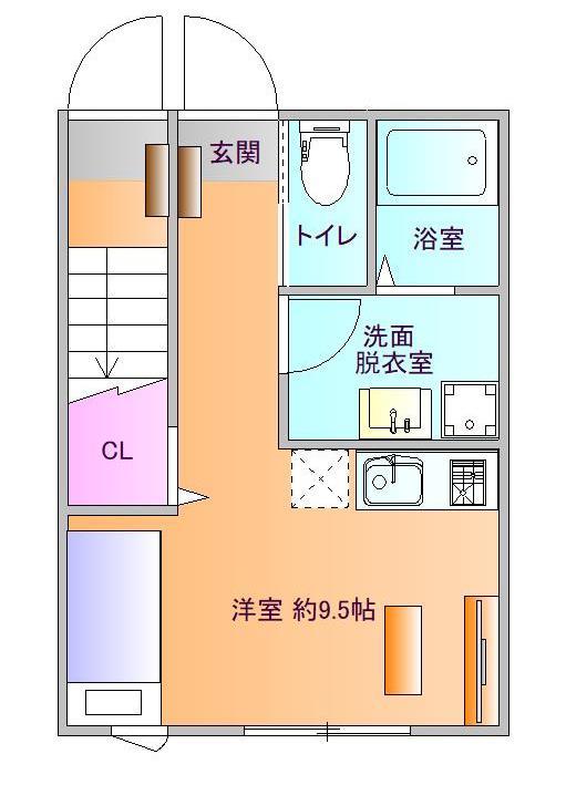 ユニテラス石崎の間取り