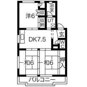 ニューサンハイツIの間取り