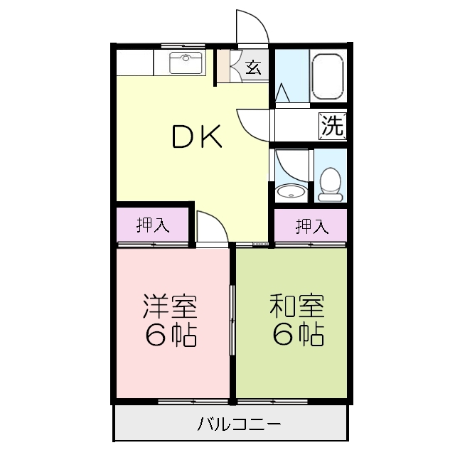 大曽根ハイツの間取り