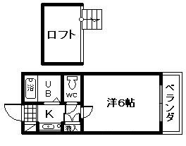 レンパレスパルコ　Ｂ棟の間取り