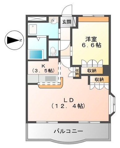 ロイヤルヒルズ青山の間取り