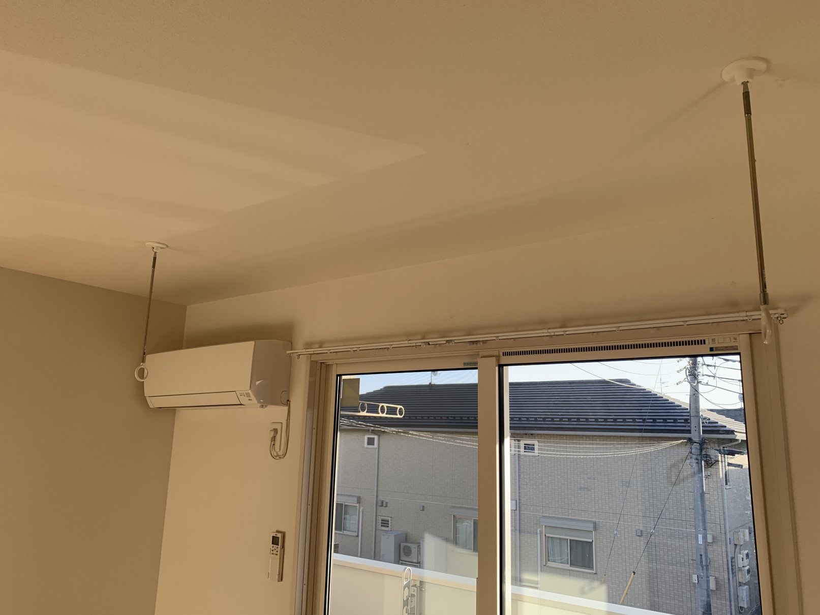 その他設備　エアコン・室内物干付