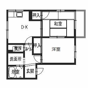 フレグランス藤井の間取り