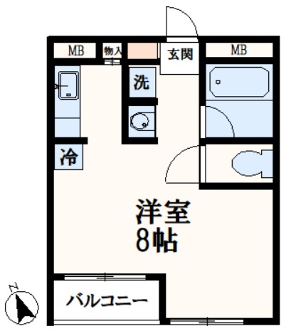 フィオリーレタカラノの間取り