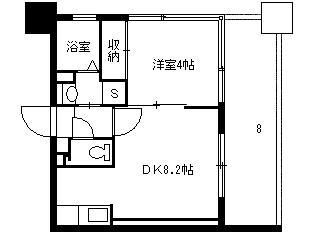 レインボー新栄の間取り