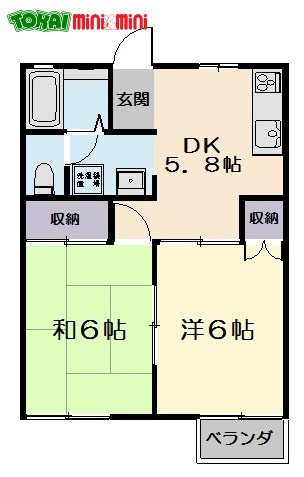 スパークシティーの間取り