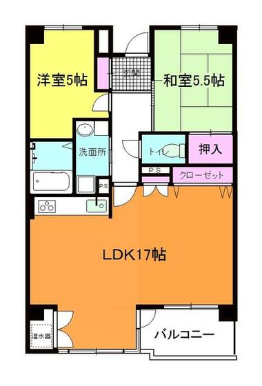 ソフトタウン東洋の間取り