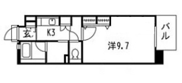 アクアビュー緑井の間取り